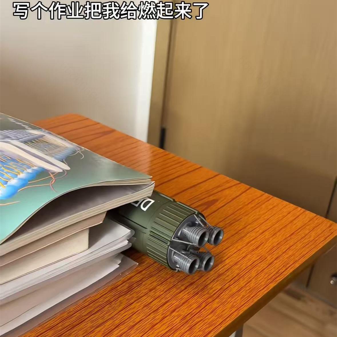 东风5c笔筒导弹国之重器DF-5C洲际导弹3D打印模型摆件铅笔盒学生