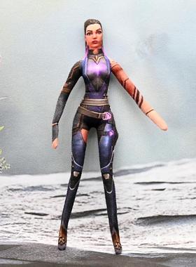 无畏契约抽象公仔瓦罗兰特学长弟手脚铁丝骨架活动老鼠干毛绒玩偶