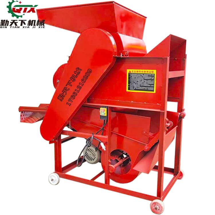 花生种子用脱皮机剥皮机不伤胚芽无尘脱壳花生脱壳机自动剥花生