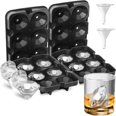 16-grid diamond ice bowl-shaped box, food quality, silicone