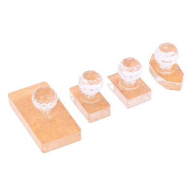 Glass Powder Press Stamp Tool Powder Press Mold Makeup Eyesh