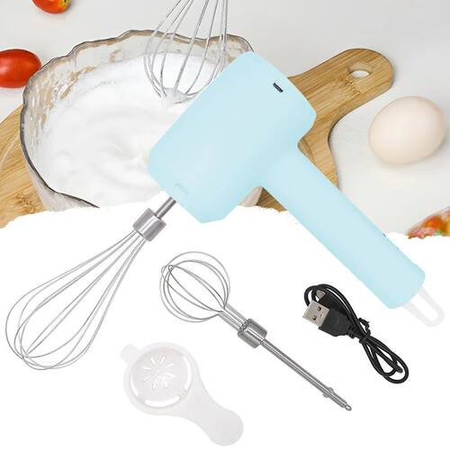 Electric Blenders Wireless Handheld 3-Speeds Electric Mixer