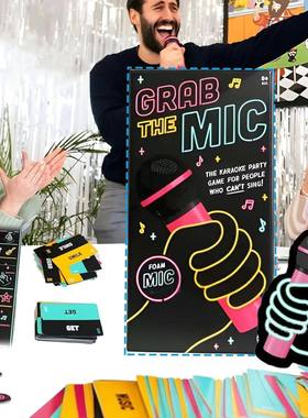 HOT Grab The Mic Game,Grab The Mic Party Game,Lucky Egg Exci