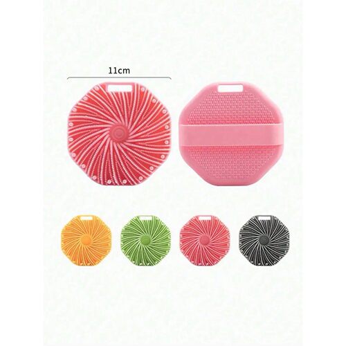1pc Silicone Bath Brush Body Exfoliating Scrubber, Multipurp