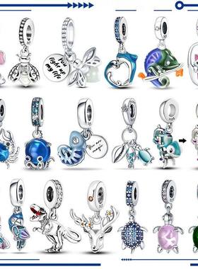 Firefly Charms Chameleon Animal Shape Pendant Beads Fits