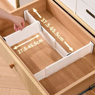 New Telescoping Drawer Divider DIY Adjustable Cabinet Clapbo