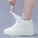 Shoe White Latex and Black Cover Waterproof Boots Rain