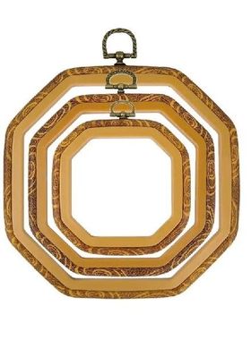 J2HB Imitated Embroidery Hoop Octagonal Embroidery Hoop