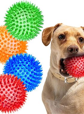 3/6Pcs Squeaky Dog Ball Toys,Dog Chew Balls for Boredom, Flo