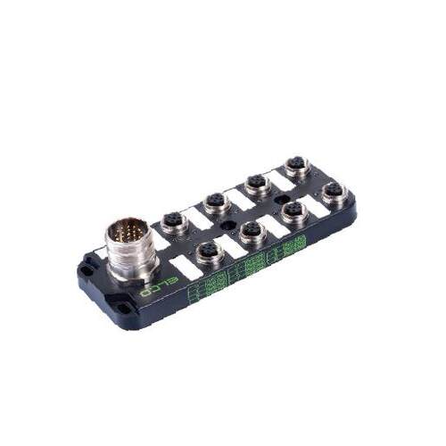 ELCO宜科分线盒ESP8-12-3P-5塑料SPESP8-12-E8系M列12接直接出线