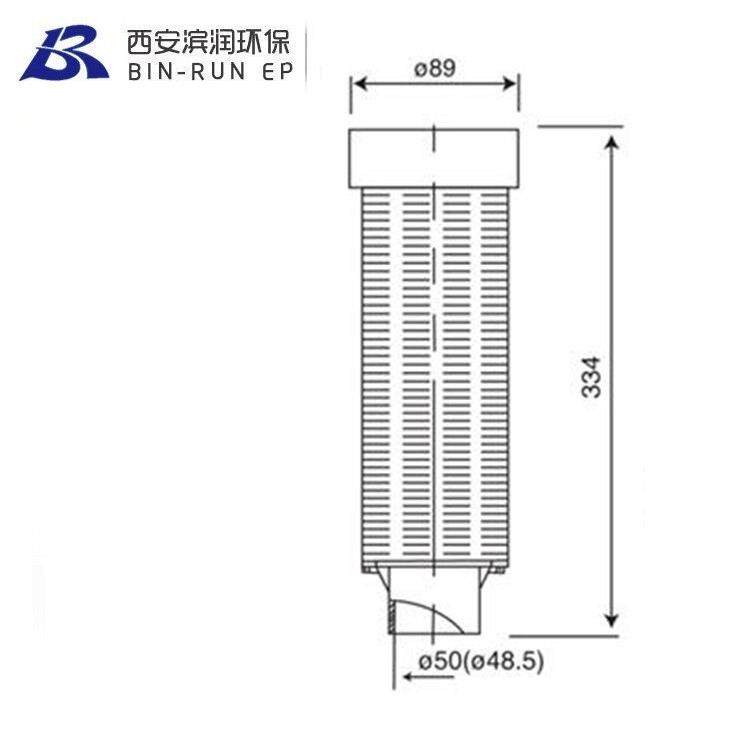 润新阀加长上布水 中心-管φ5 φ603 缝隙.610025mm 适用7501500m