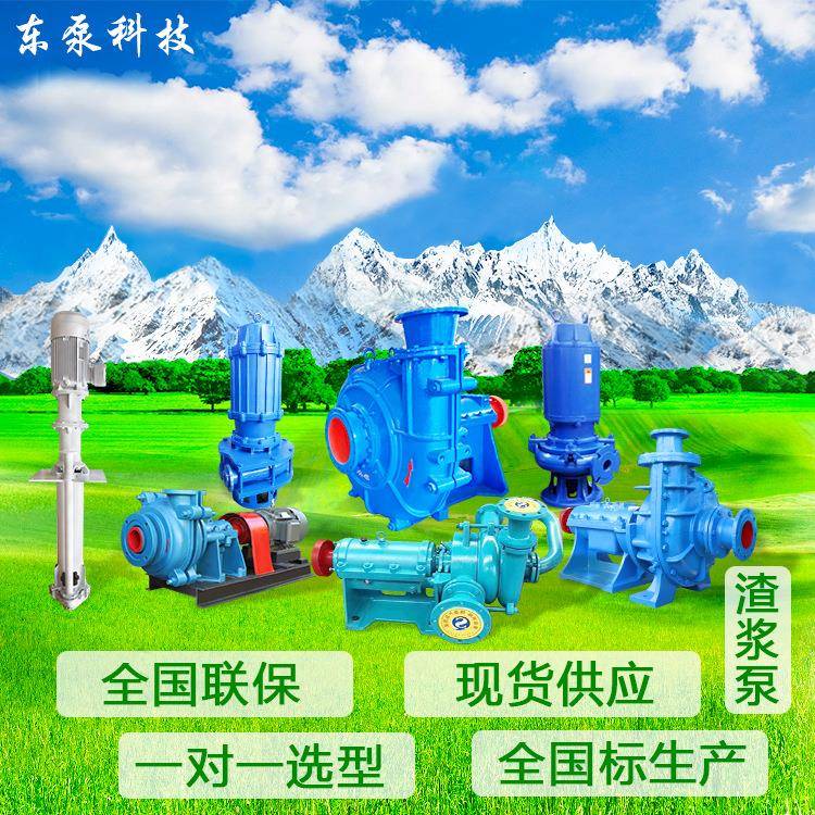 山东东泵矿用渣浆泵高扬程渣浆泵杂质泵砂砾泵脱硫泵A49