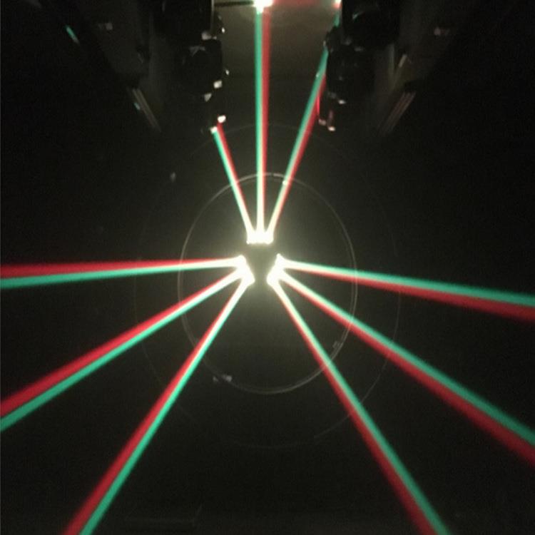 LED迷B你九眼头摇头光束灯迷你九鸟蜘蛛灯酒蹦迪迷你款九KTV包房R