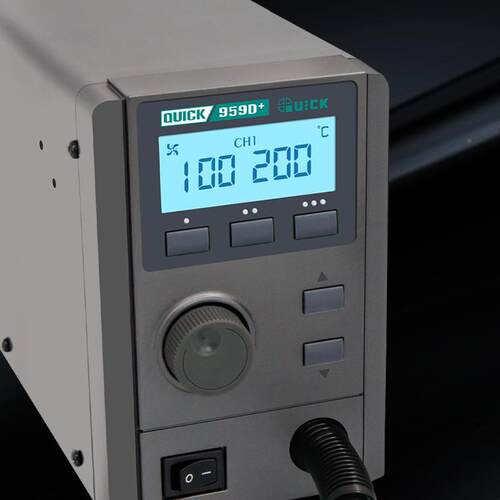 Q5UICK数快克957D+热拆焊台99D风+显温度大功率QUICK 95控温热风
