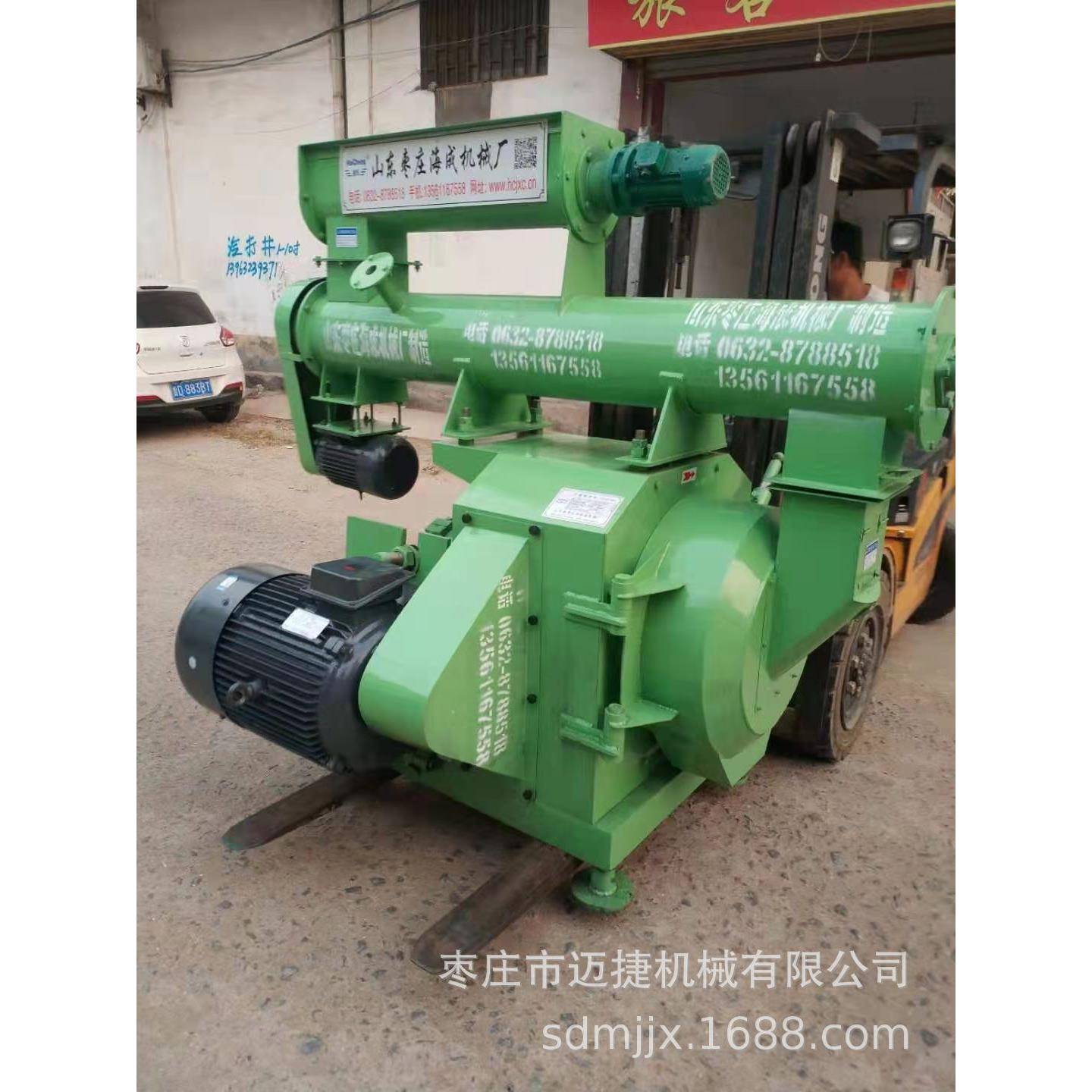 可定做环模的挤出造粒机玉米豆粕造粒机厂家养殖饲料颗粒机