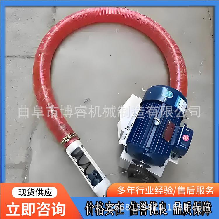 软管吸粮机厂家内蒙家用车载式吸粮机湖北麦子装车软管上料机