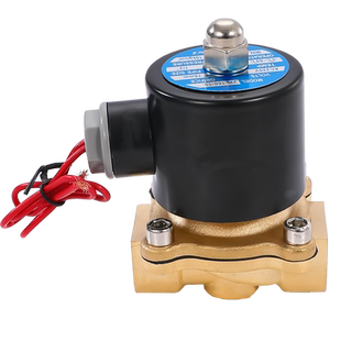 常闭电磁阀水阀铜开关气阀控制阀AC220V电磁电阀24V铜线4分6分2分