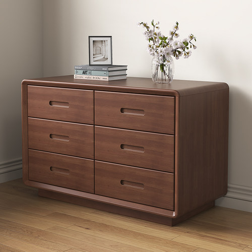 中式复古卧室实木斗柜