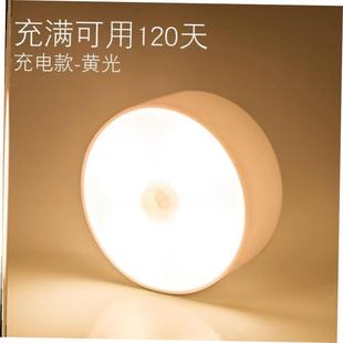 Motion Sensor LED Night Light USB Rechargeable Lamp感应灯