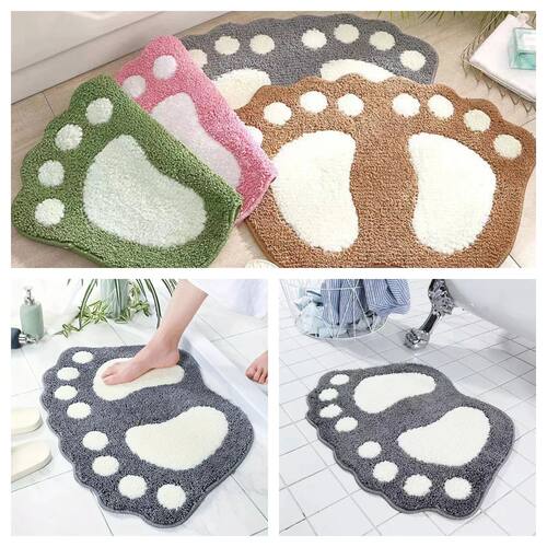 1 Bath Mat with Anti Slip, Super Absorbent, Ultra-fine Fiber