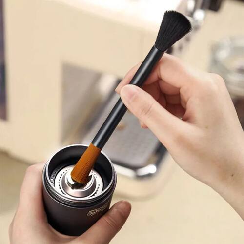 Coffee Bar Counter Cleaning Brush Coffee Grinder Semi-automa