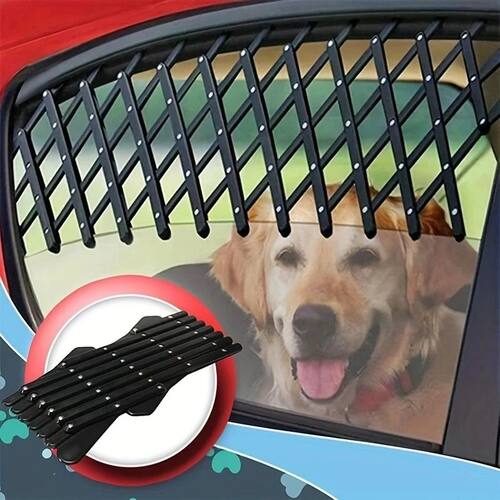 Car Window Pet Gate Pet Dog Puppy Ventilation Grill Safe Gua