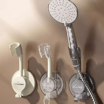 Shower Head Holder Adjustable Self Adhesive Universal Shower