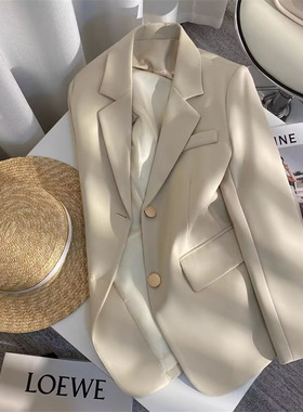 2023 Suit jacket for women solid color blazer coat女西装外套