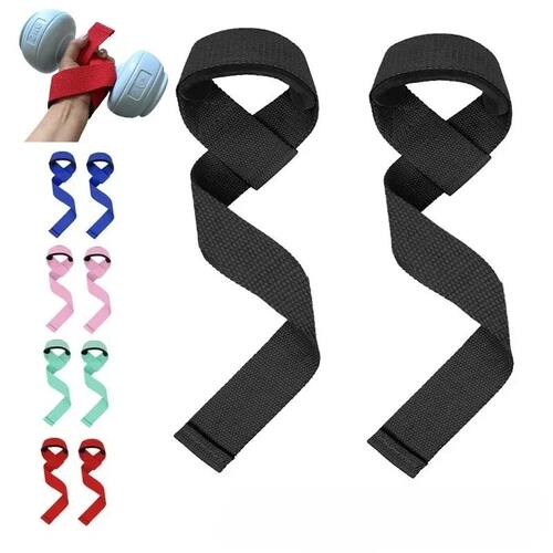 Weightlifting Wrist Straps Strength Training Adjustable Non-