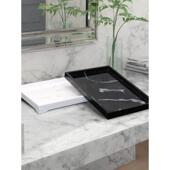 欧式 卫浴洗漱托盘套件样板房酒店浴室用品摆件洗手液瓶子香薰托盘