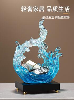 轻奢风进门入户门口鞋柜钥匙收纳玄关装饰品摆件客厅家居乔迁新居