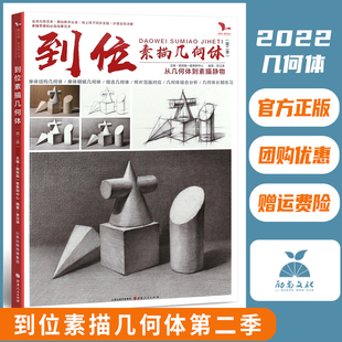 到位素描几何体第二季从几何体到静物我一套李汉清石膏体单体组合结构对应临摹范本画册 青美文化 我有我一套高考联考教材书