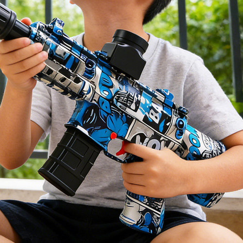 M4儿童玩具枪水晶M416电动连发枪MP5软弹枪AK47冲锋枪男孩子礼物