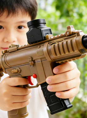 儿童玩具枪M416电动连发枪水晶MP5软弹枪AK47冲锋枪M4男孩子礼物