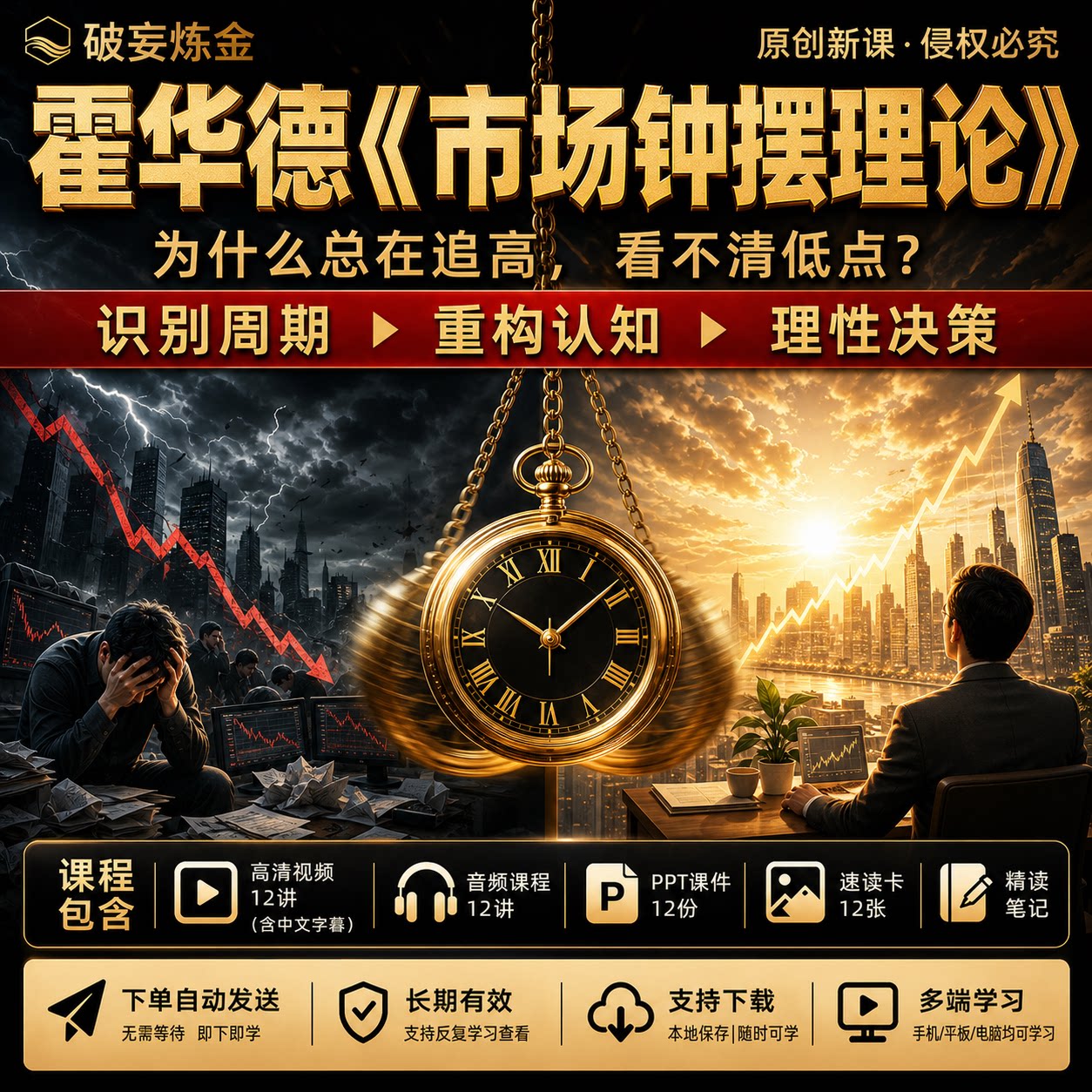 霍华德市场周期思维课程钟摆理论周期规律市场认知风险意识视频