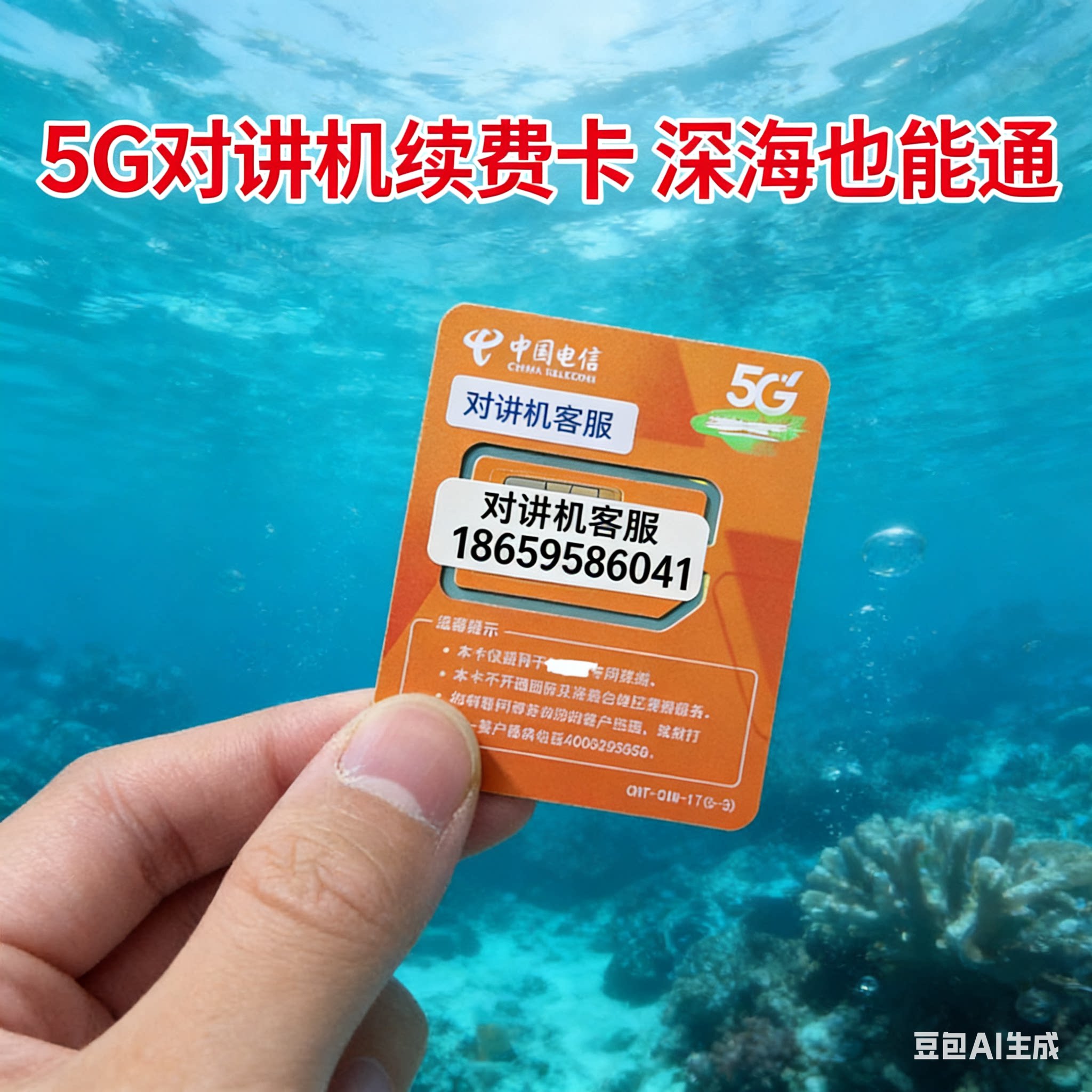 公网对讲机SIM卡充值续费实物卡年费小米公网系列/插卡专用流量卡