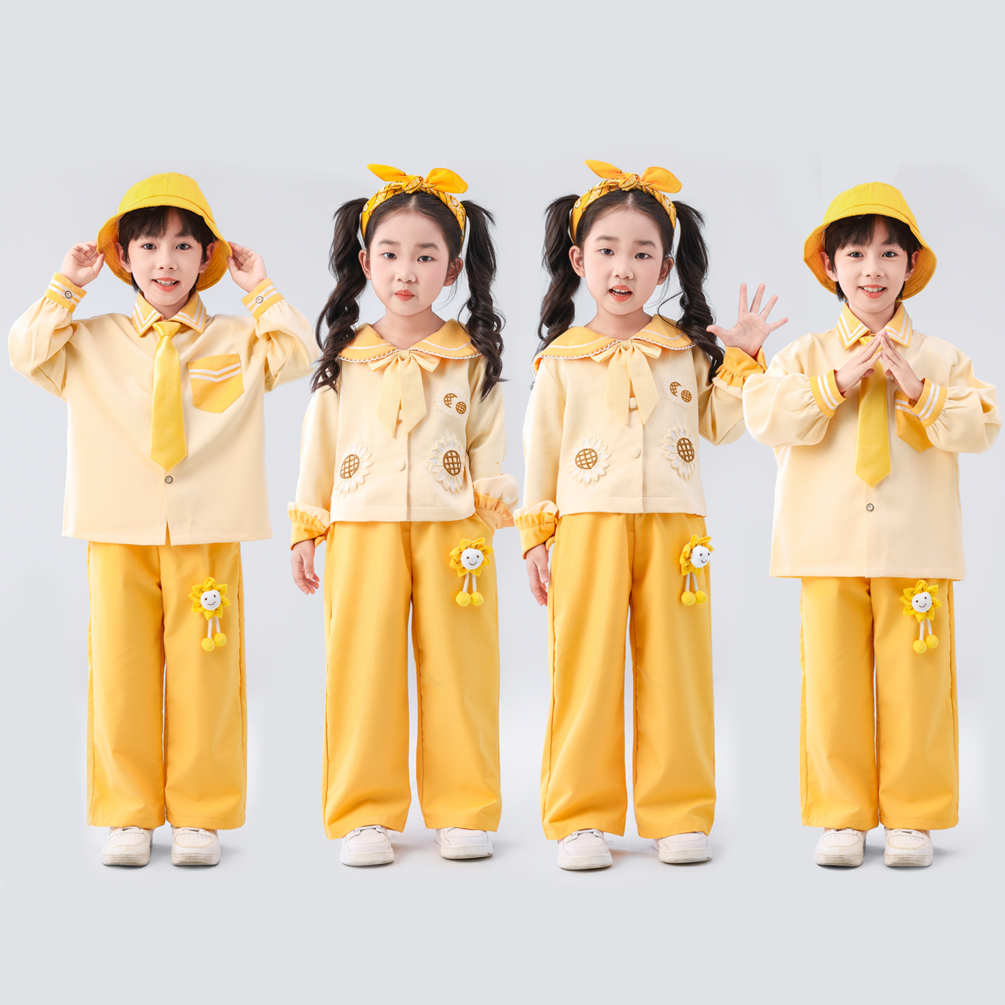 儿童啦啦队演出服装幼儿园舞蹈班