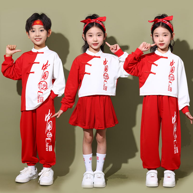 六一小学生运动会演出中国风夏季