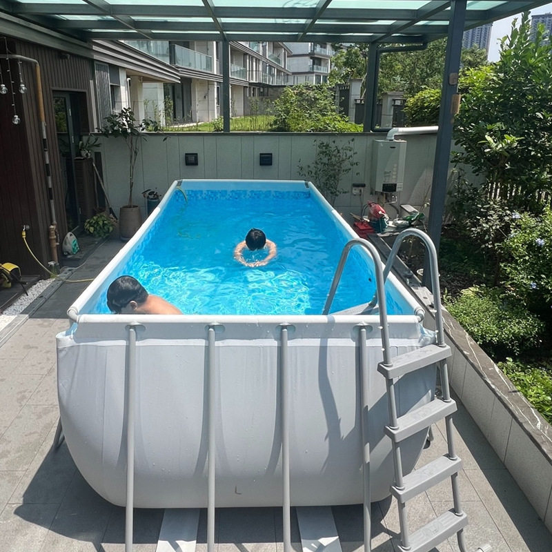 大型儿童游泳池户外旅游景区水上乐园支架泳池加厚戏水池家庭鱼池