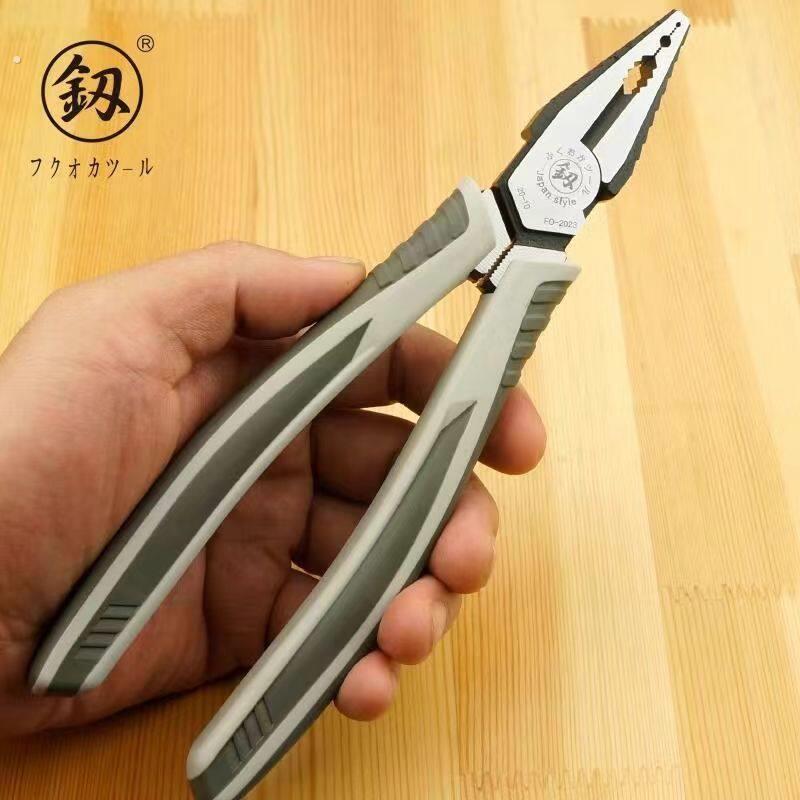 工具便携省力多功能钢丝钳精密工业级高碳钢老虎钳子电工专用