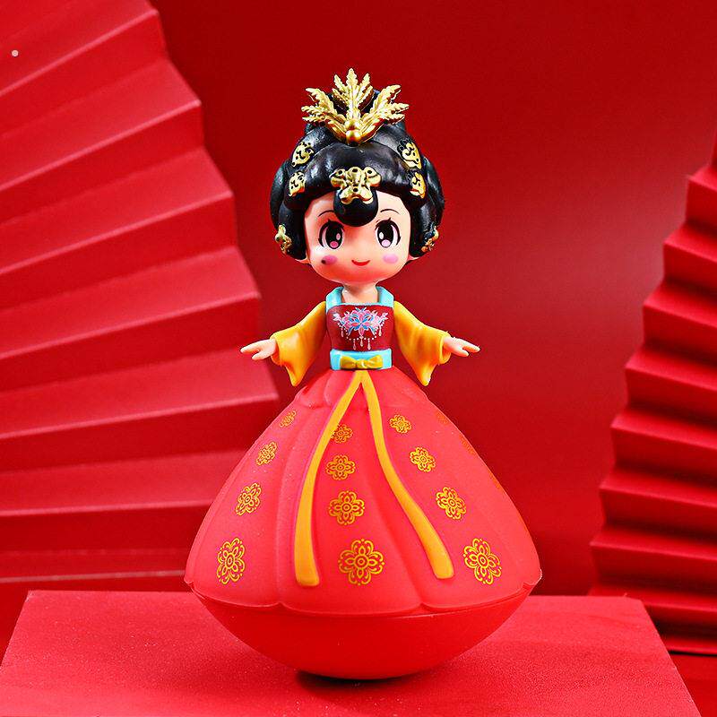 不倒翁小姐姐西安旅游纪念品大唐不夜城伴手礼物摆件特色文创礼品