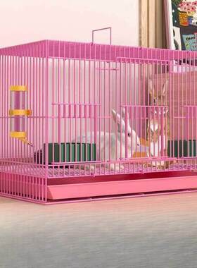 兔子笼家用特大号幼兔小兔笼荷兰猪笼小鼠笼龙猫笼室内带厕所兔笼