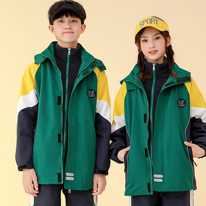 澜洋贝贝学生冲锋衣校服羽绒内胆