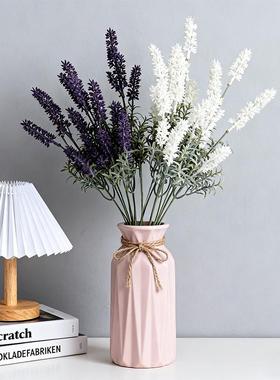 法式羽毛花束清新芦苇干花摆件桌面橱窗客厅摆设ins家居装饰网红