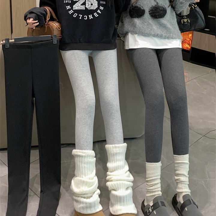 实拍实价鲨鱼打底裤女2025秋冬高腰收腹提臀芭瑜伽休闲裤加绒