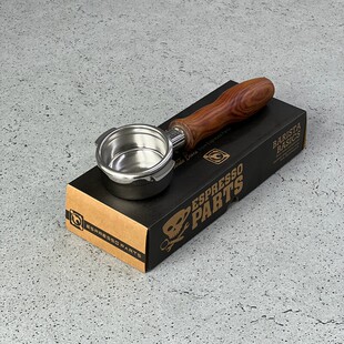 EP无底咖啡手柄lamarzocco半自动咖啡机把手红酸枝专用58mm粉碗