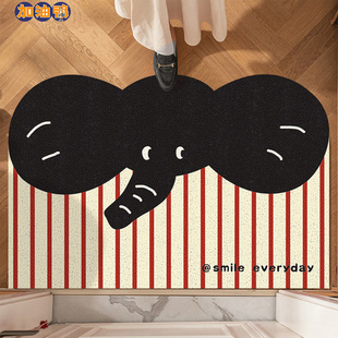 卡通地垫入户门垫家用玄关门厅丝圈PVC脚垫地毯进门门口防滑耐脏