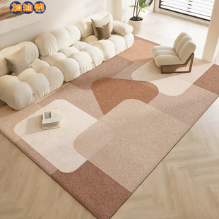 2026新款简约风客厅地毯卧室沙发家用房间布置防滑可擦洗隔音地垫