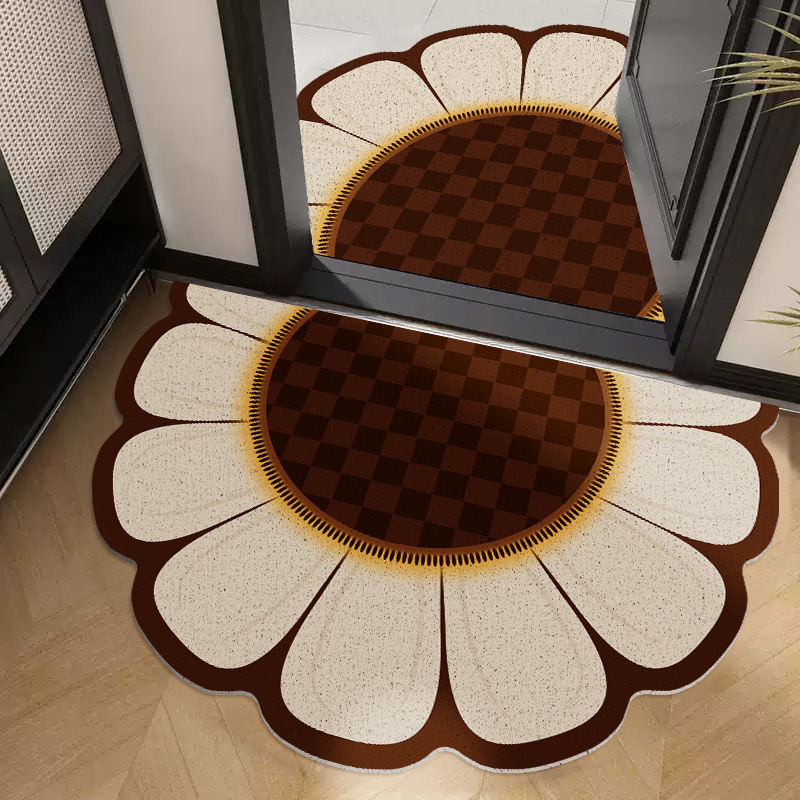 入户门地垫2025新款进门门口脚踏玄关家用丝圈蹭土门垫耐磨防滑