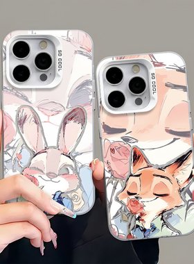 玫瑰尼克情侣适用苹果17pro手机壳iphone17适用一加15适用小米17适用红米k90适用荣耀500保护套适用魅族22